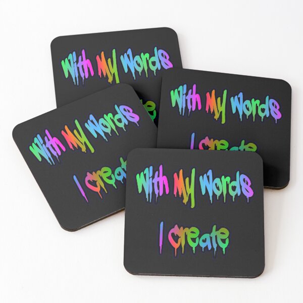 Item preview, With My Words I Create designed and sold by KATKattalestv.