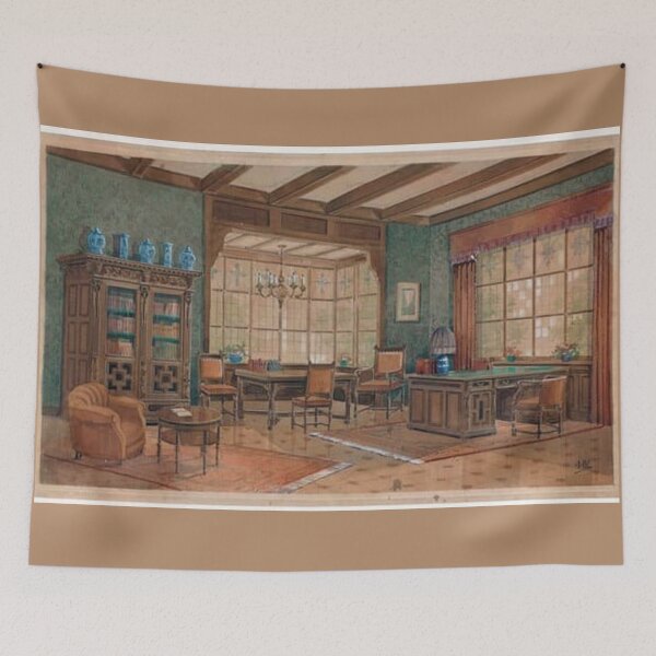 Item preview, Classic Watercolor Prints - European Interior Sun Drenched Study  designed and sold by dubcee.