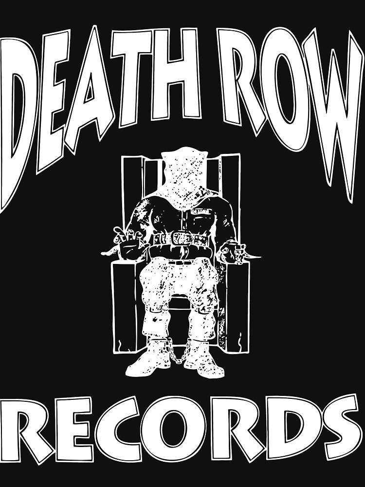 death row records shirt white