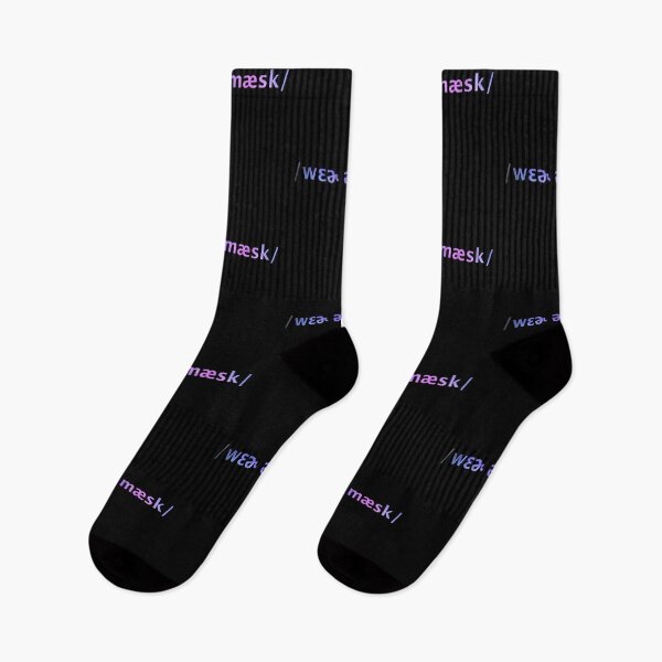 Item preview, Wear a Mask but in IPA, Galaxy Text, Black Background designed and sold by sporadicdoodlin.