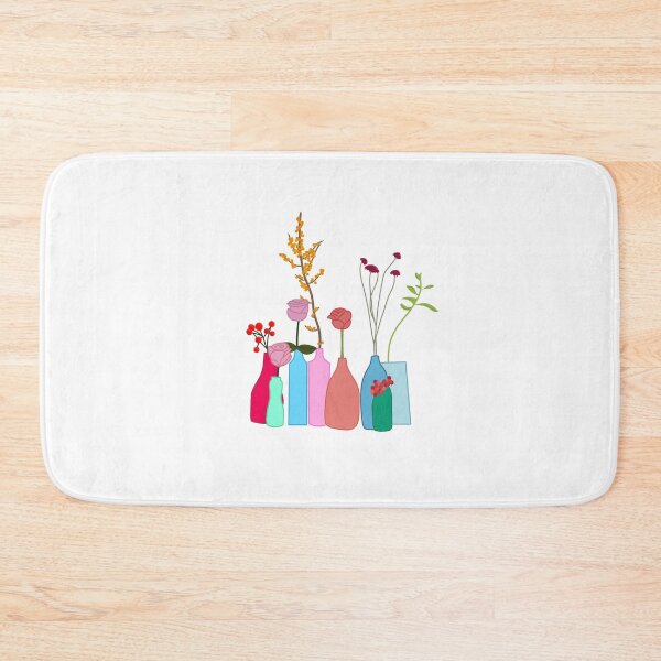 Item preview, Array of flowers in pots and jugs designed and sold by caitlinjquinn.