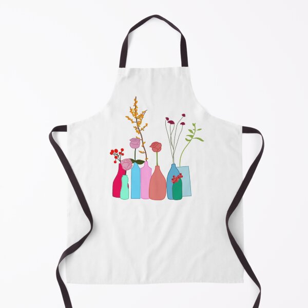 Item preview, Array of flowers in pots and jugs designed and sold by caitlinjquinn.