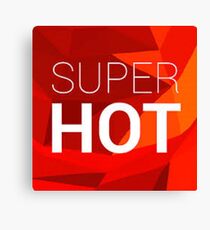 Super Hot - The Game - Images Canvas Print