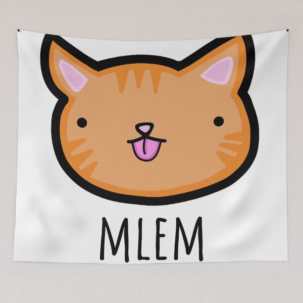 Item preview, Ginger Cat Goes Mlem designed and sold by CraftedbyJK.