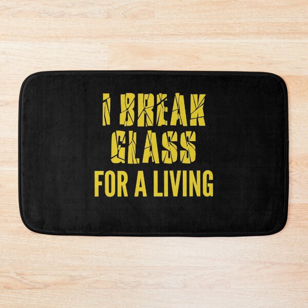 Item preview, I break glass for a living. Stained glass artist designed and sold by AndArte.