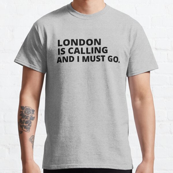 london calling t shirt white