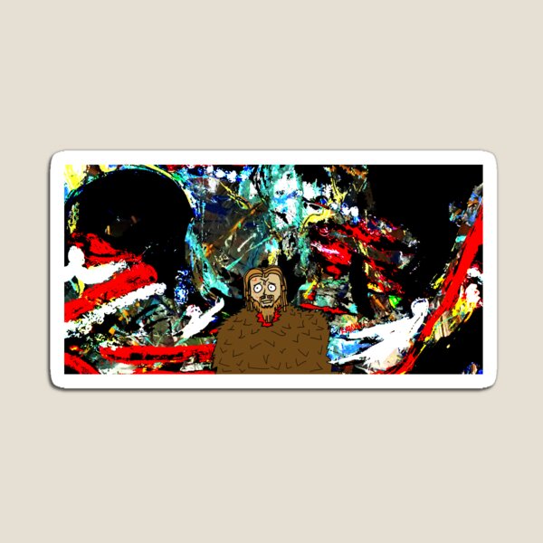Cartoon Hugh Glass Magnet