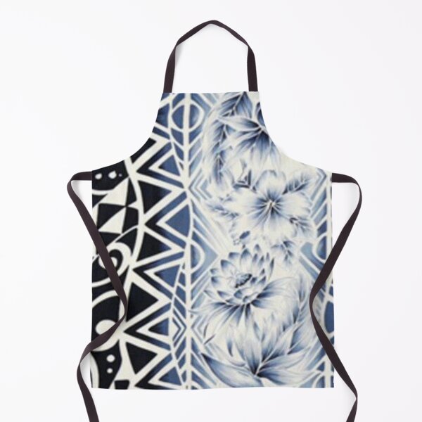 Item preview, Blue Polynesia Flower Print designed and sold by RocketshSD.