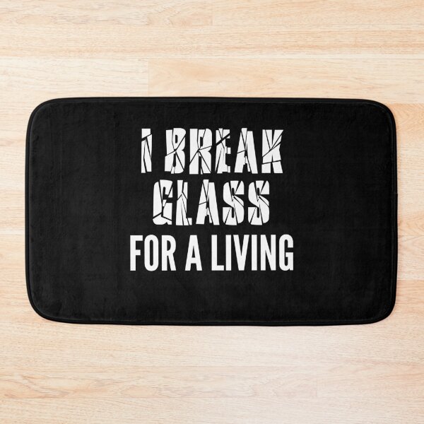 Item preview, I break glass for a living. Stained glass artist designed and sold by AndArte.
