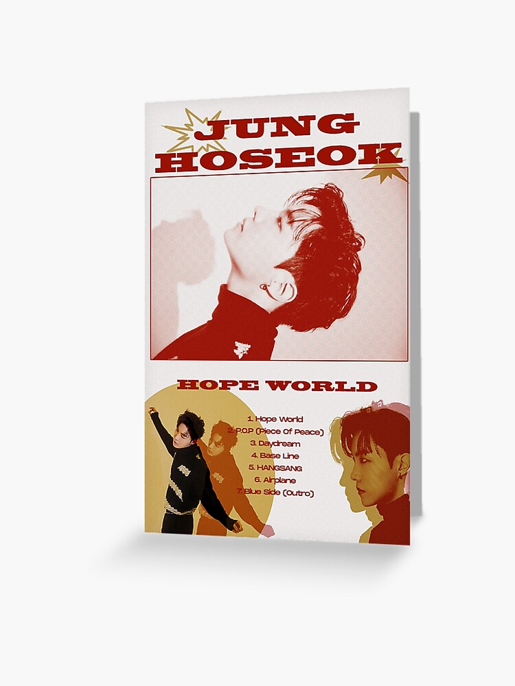 Jung Hoseok red suit | Greeting Card
