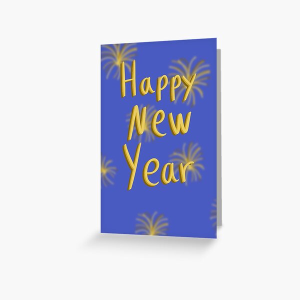 Item preview, Happy New Year Fireworks Print  designed and sold by BKraeszig.