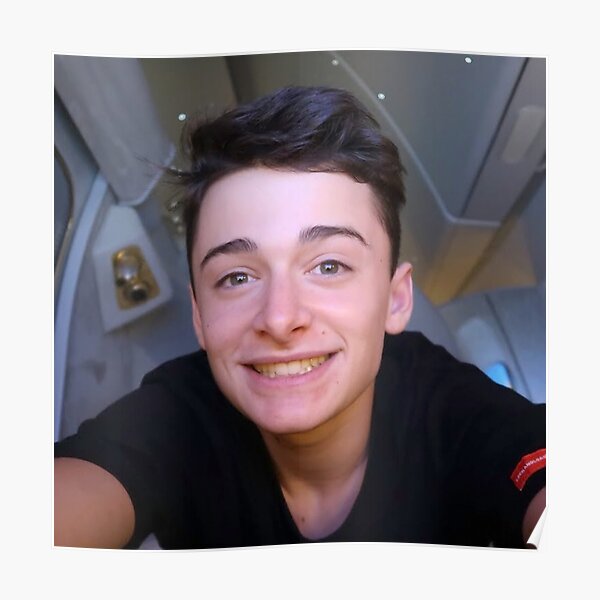 Noah Schnapp Posters Redbubble - brawl with the stars gaten and noah