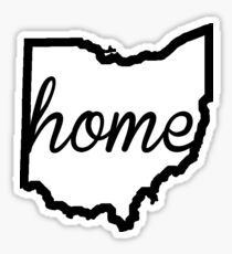 Ohio Outline Home Sticker