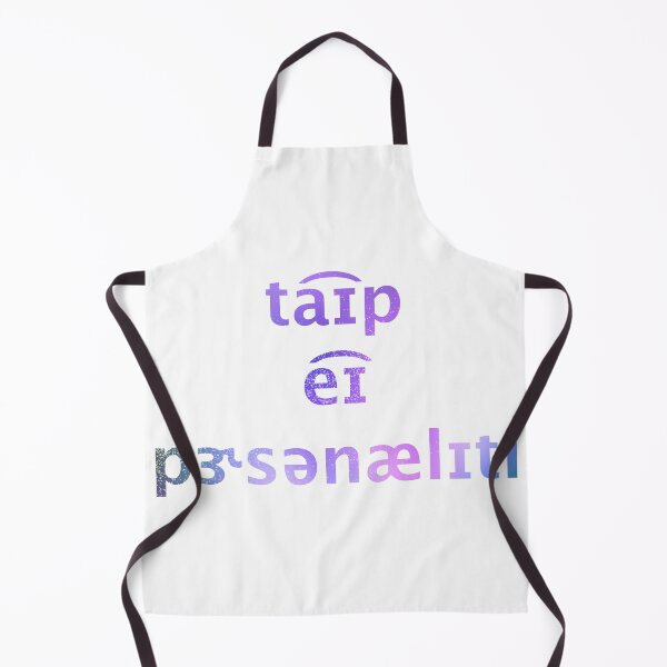 Item preview, Type A Personality but in IPA, Galaxy Text designed and sold by sporadicdoodlin.