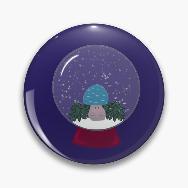 Item preview, Blue Mushroom Snow Globe designed and sold by KaitLouise.