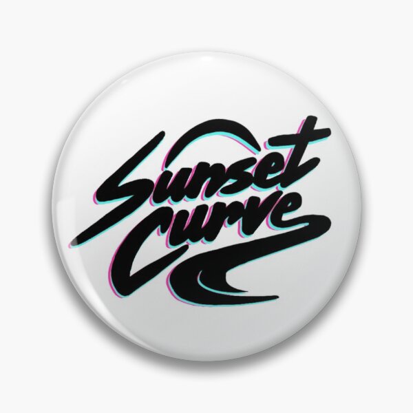 Item preview, Sunset Curve Sticker designed and sold by Bellasherryyy.