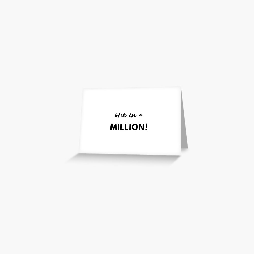 Twice One In A Million Greeting Card By Simplydoodly Redbubble