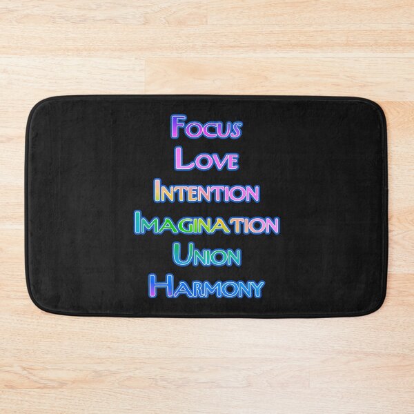 Item preview, Focus Love Intention Imagination Union Harmony designed and sold by KATKattalestv.