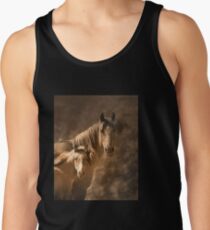 Stute mit Stutfohlen Tanktop für Männer