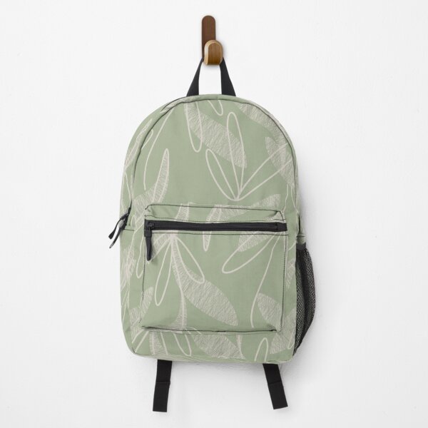 Item preview, Retro Botanical Pattern in Sage Green designed and sold by kierkegaard.