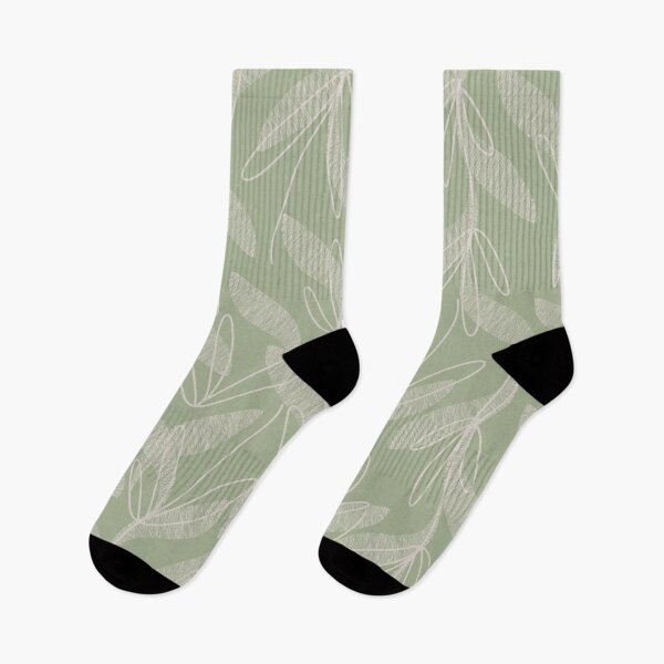 Item preview, Retro Botanical Pattern in Sage Green designed and sold by kierkegaard.
