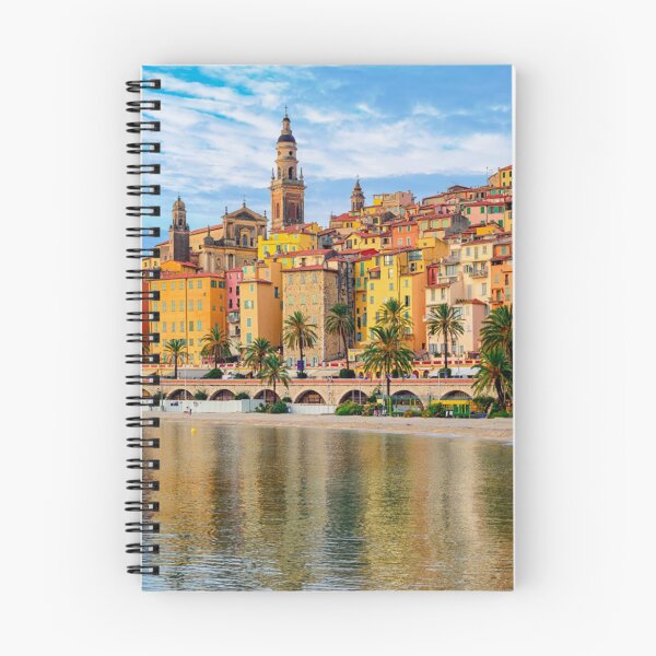 Item preview, Menton South of France, colorful landscape photography designed and sold by Rimkidd.