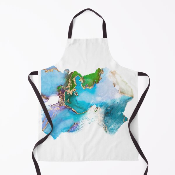 Item preview, Alcohol Ink with a touch of gold designed and sold by CatgoDigital.
