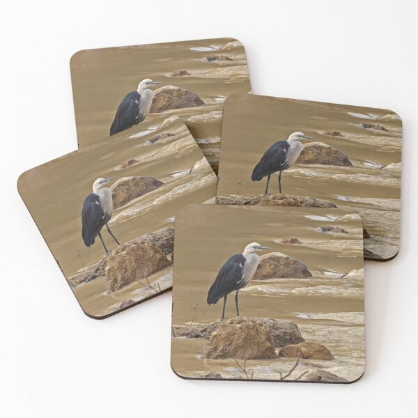 Item preview, White-necked Heron  designed and sold by Robert Elliott.