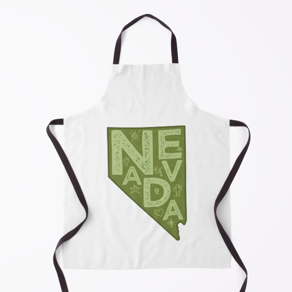 Item preview, Nevada Map Typography Green designed and sold by HelloGentry.