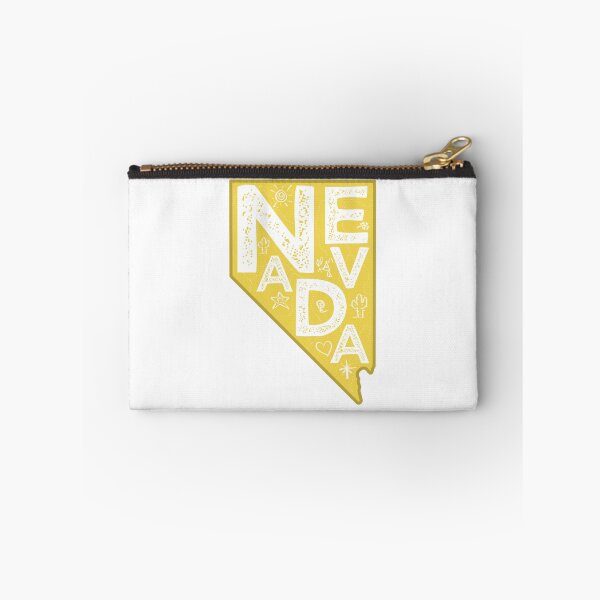 Item preview, Nevada Map Typography Gold designed and sold by HelloGentry.