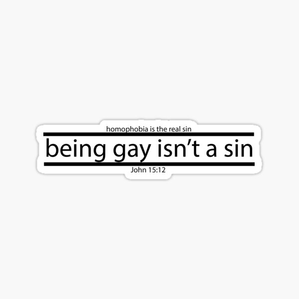 Being Gay Isnt Bad Sticker By Whitewreath Redbubble