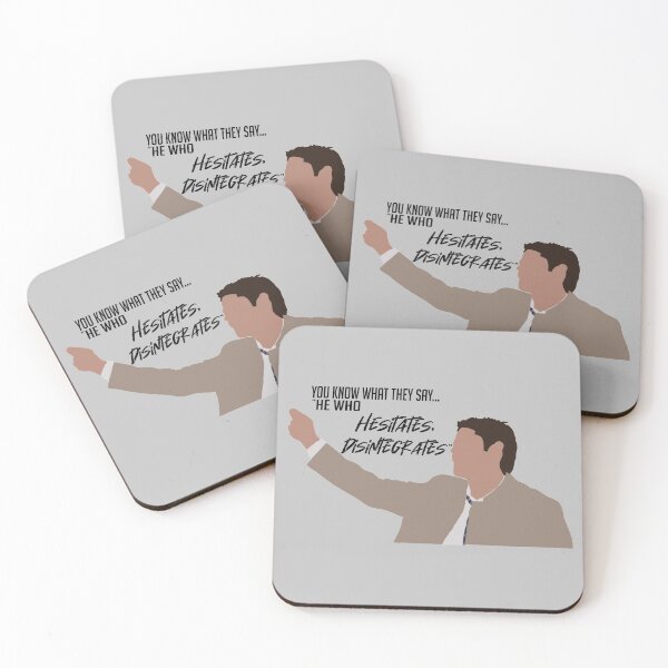 Item preview, He Who Hesitates Castiel Quote designed and sold by maddyferriter.