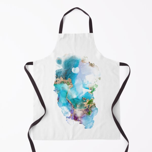 Item preview, Alcohol Ink with a touch of gold designed and sold by CatgoDigital.