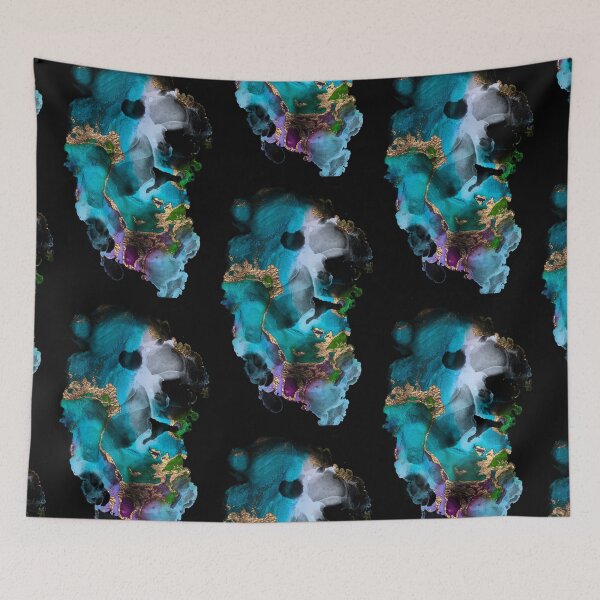 Item preview, Alcohol Ink with a touch of gold designed and sold by CatgoDigital.