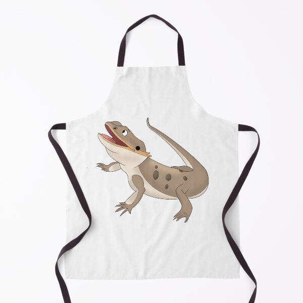 Item preview, Cartoony Bearded Dragon Illustration designed and sold by pawtraitdreams.