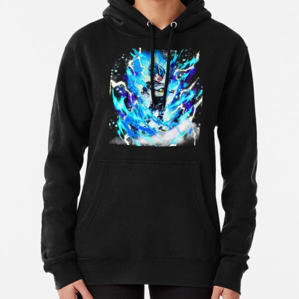black and blue hoodie