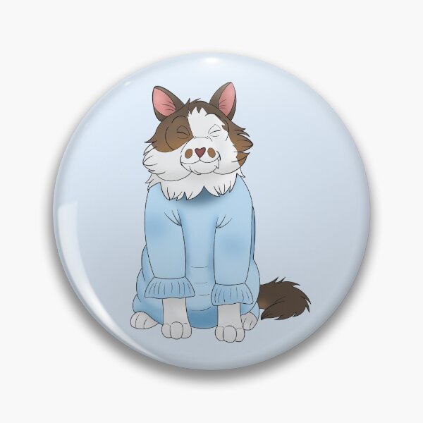 Item preview, Cartoony Cat in a Sweater Illustration designed and sold by pawtraitdreams.