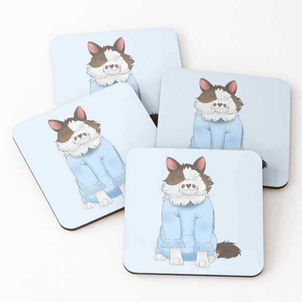 Item preview, Cartoony Cat in a Sweater Illustration designed and sold by pawtraitdreams.