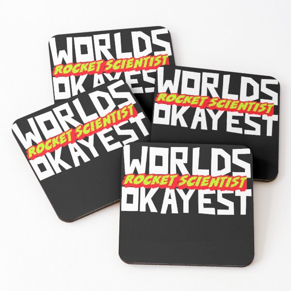 Item preview, Worlds Okayest Rocket Scientist - Science Design designed and sold by 1chillin.