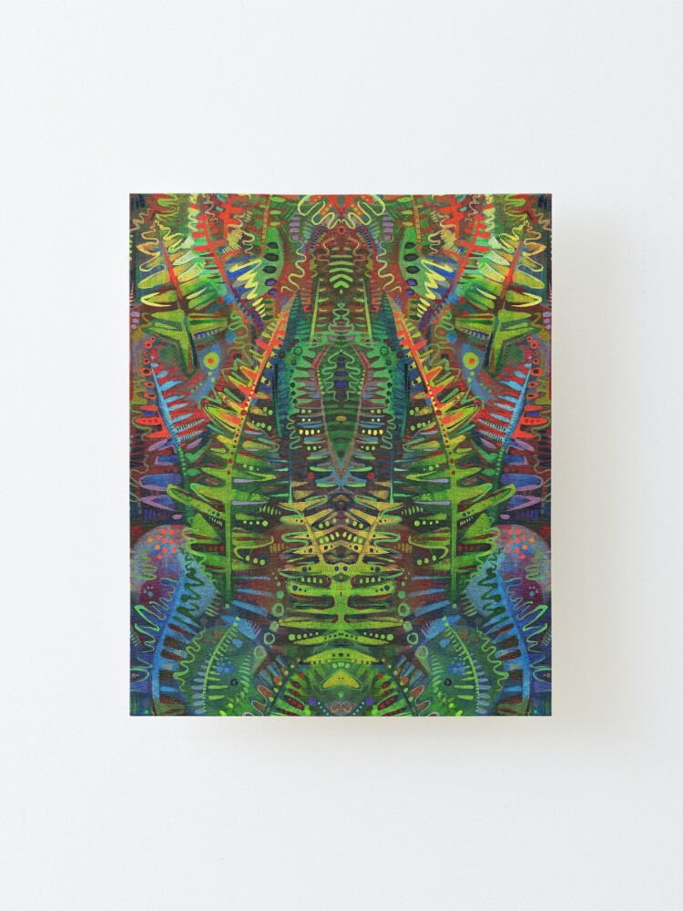 Alternate view of Fern Design - 2014 Mounted Print
