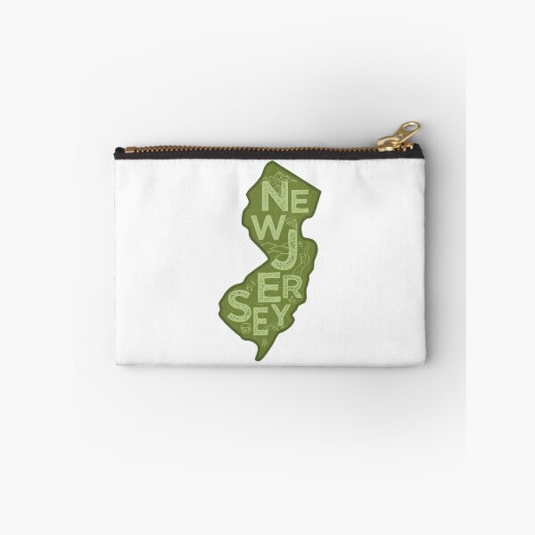 Item preview, New Jersey Map Typography Green designed and sold by HelloGentry.