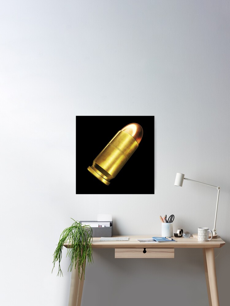 3D One bullet render Sticker for Sale by Larinpage