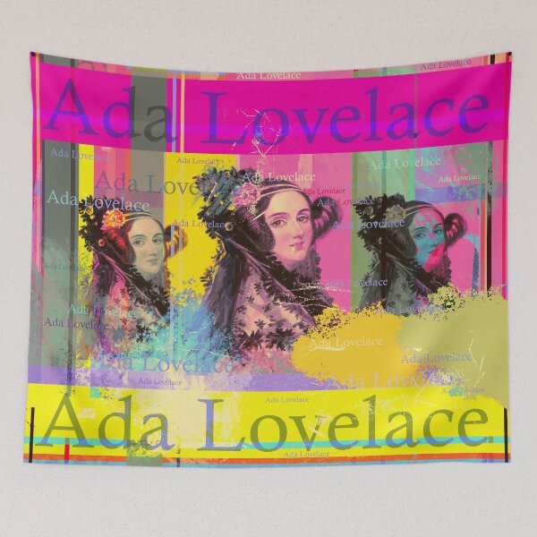 Item preview, Ada Lovelace portrait, aesthetic, famous mathematician designed and sold by Mauswohn.