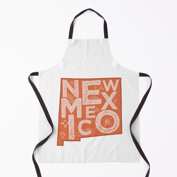 Item preview, New Mexico Map Typography Red designed and sold by HelloGentry.