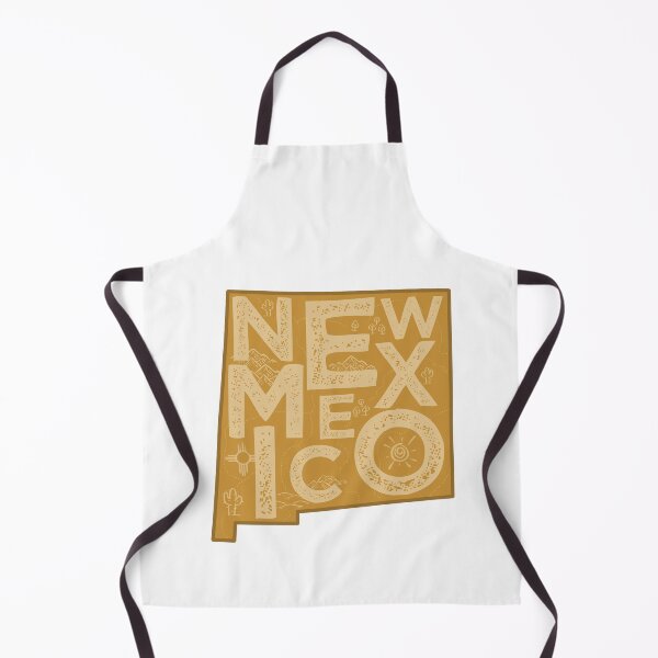 Item preview, New Mexico Map Typography Brown designed and sold by HelloGentry.