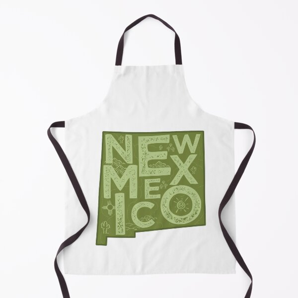Item preview, New Mexico Map Typography Green designed and sold by HelloGentry.