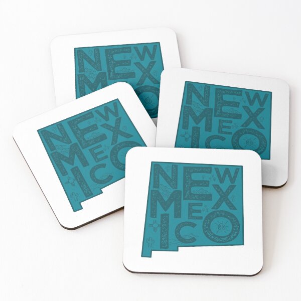 Item preview, New Mexico Map Typography Navy designed and sold by HelloGentry.