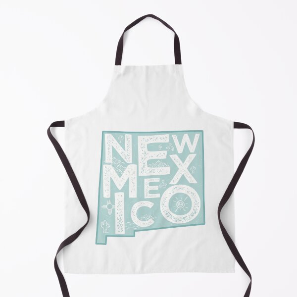 Item preview, New Mexico Map Typography Blue designed and sold by HelloGentry.