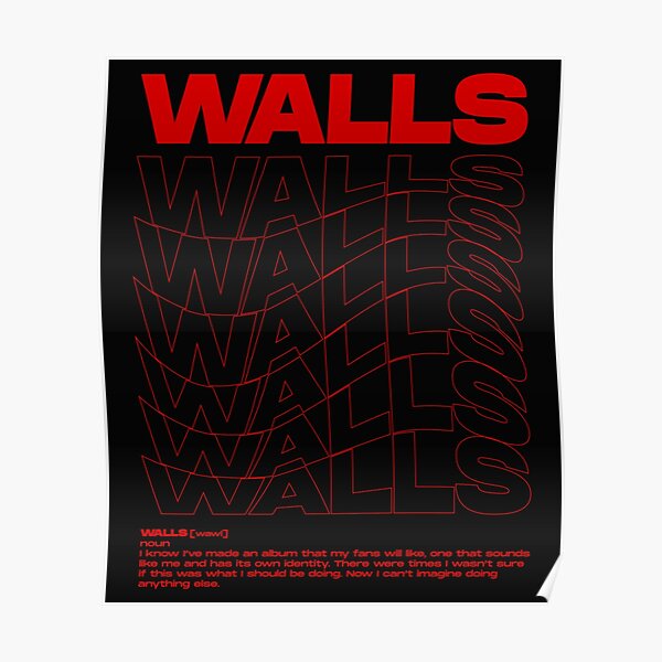 Walls - Louis Tomlinson Poster