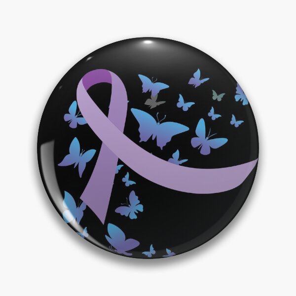 Item preview, Purple Awareness Ribbon | Keep Fighting Warrior designed and sold by ChicagoIndigo.